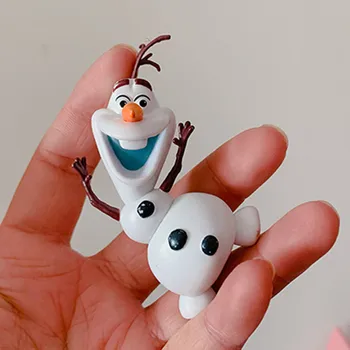 12PCS/Veľa 6typ Vysokej kvality Disney Zmrazené ľadom a snehom okraji činnosti útvaru Olaf model hračka urob si sám