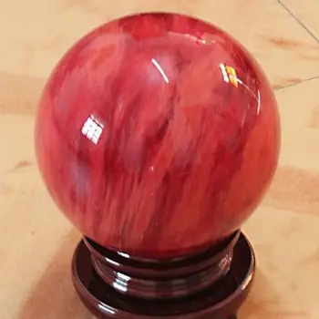 1400-1550g veľké krásne červené topenia quartz crystal ball liečiť
