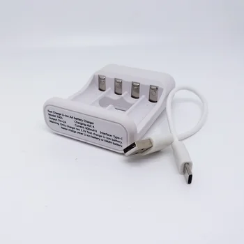 1PCS USB AA lítium-nabíjačky 1,5 V 3000MW ha Ali-polymer v -ion nabíjateľná batéria polymer lithium