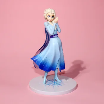 2021 19 cm Disney Mrazené Obrázok Elsa Princezná PVC Zber Akčné Figúrky Model Dekorácie, Ozdoby na Tortu Hračky Narodeninám
