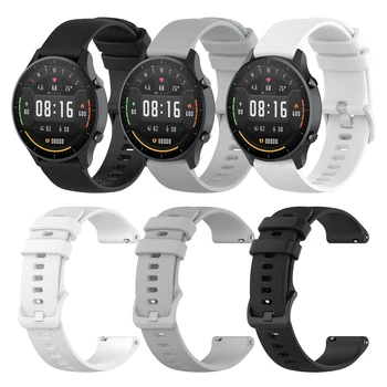 22 mm correa Pásmo pre Xiao Mi Watch Color globálne Náramok Watchband Pre Xiao Sledovať Farba Silikónový Pásik na Zápästie