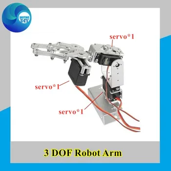 3 DOF Robotické Rameno Mechanické Rameno Manipulátor s MG996R/DS3116 Servo, Diaľkové Ovládanie Inteligentného Robota DIY Robot Model