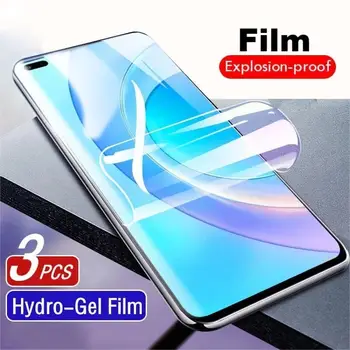 3KS 15D Hydrogel Fólia Pre Huawei P30 P40 Lite E P Smart Z S 2019 2021 film Screen Protector P20 Pro P10 Mate 30 Lite Ochranné