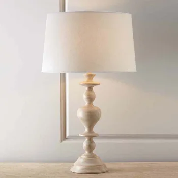 Americký Retro Denník Farby, Živice stolná Lampa Jednoduché Spálňa Posteli x izba, obývacia izba Štúdia LED E27 Osvetlenie Biele Prádlo Stôl Zariadenie
