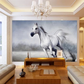 Beibehang maľovanie nástenná maľba na stenu, tapetu žrebec tapety foto 3 d obývacej izby, spálne, domáce dekorácie, tapety