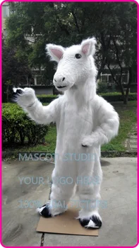biely kôň maskot kostým vlastné maškarný kostým anime cosplay súpravy mascotte maškarný karneval kostým 41255