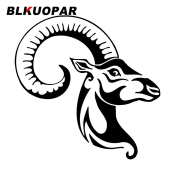 BLKUOPAR Wild Ram S Horn Auto Nálepky Occlusion Poškriabaniu opaľovací Krém Kotúča, Creative Auto Príslušenstvo Notebook Windows Motocykel