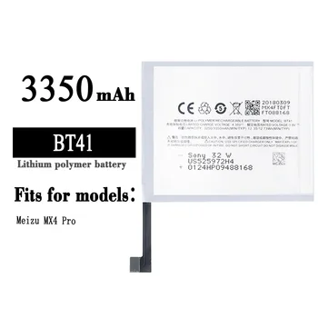 BT41 Pôvodnej Náhradné Batérie Pre Meizu MX4 Pro BT-41 3350mAh Vysokej Kvality Telefón Veľkú Kapacitu Novú Li-ion batéria Vnútorné Bateria