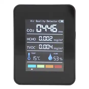 CO2 Detektor Monitorovanie Kvality Infračervený Detektor Oxidu Uhličitého Teplota Vlhkosť Meter Pre Domáce Farmy