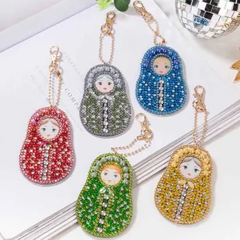 DIY Plný Vrták Špeciálne Diamond Maľovanie Keychain Ženy Taška Dekorácie Diamond Mozaiky Cross Stitch Súpravy