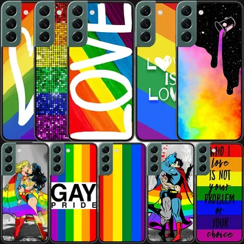 Gay, Lesbian lesbičiek, homosexuálov Dúhový Pride UMENIE Telefón Samsung Galaxy S20 FE S21 Plus S22 Ultra Prípade S10 Lite S9 S8 S7 Okraji F52 F62 Kryt