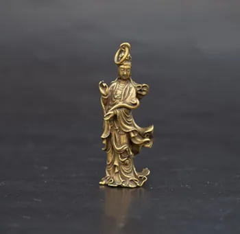Guanyin Bódhisattva Prívesok Náhrdelník Žien a Mužov Buddha Prívesok Medi Šťastie, Amulet Prívesok Náhrdelník Šperky Darček