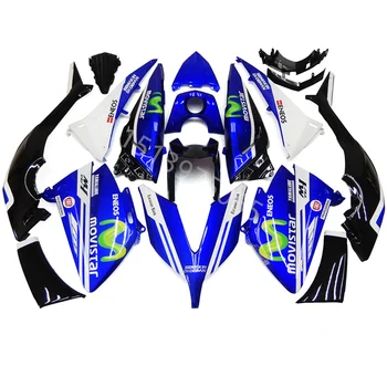 Hot predaj ABS plast Motocykel TMAX530 2015-2016 kapotáže držiak pre Yamaha TMAX 530 15-16 modré, čierne telo kapotáže