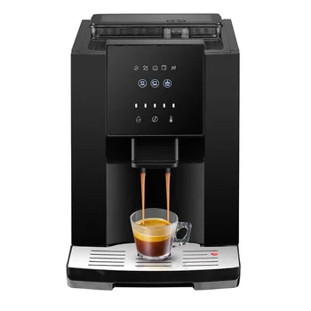 Kávovar Plne Automatické taliansky Americký Čerstvo Mleté Zrná Home Office Small 19 Bar Ťažba Inteligentný Dotykový Displej Q07R