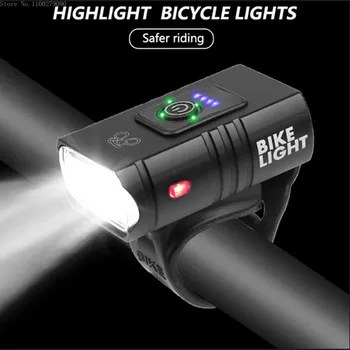 LED Požičovňa Svetlo Predné USB Nabíjateľné MTB Horský Bicykel Lampa 1000LM Bicykel predné svetlo na Bicykli Baterka Bike Príslušenstvo B