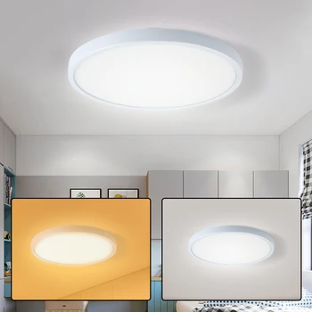 Led Stropné Svietidlo AC85-265V Luster Ultra-Tenký Panel Svetlo Povrchovú montáž LED Stropné Svietidlá Pre Obývacia Izba, Spálňa