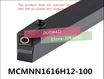MCMNN1616H12-100,40 stupňov extermal otáčania nástroja Výrobné výstupy, Pre CNMG1204 Vložte peny,nudné, bar,cnc stroja
