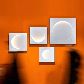 Mesiac Nástenné Svietidlo Dizajnér Svetlo Dýchania Minimalistický Villa Obývacia Izba Jedáleň Verandu LED Dynamický Atmosféru Výzdoba Steny Sconce