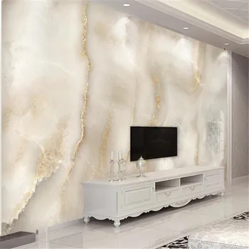 Milofi prispôsobený 3D nástennú maľbu, tapety abstraktné atmosférických béžová béžová elegantné pozadia na stenu mramoru, kameňa tapety