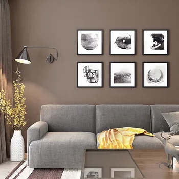 Netkaných tapiet moderné, jednoduché, čisté pigment, farba hnedá, tmavo hnedej, obývacia izba, spálňa hotel tapety