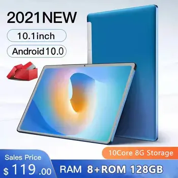 New Metal Tablety Android tablet pc 10.1 palcový Displej sim kartu telefónu volať Tablet