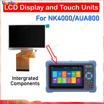 Náhradné diely Novker NK4000 AUA800A AUA800U Mini OTDR Originálne Diely LCD Displej a Dotyková Obrazovka Integrovaný montáž Komponentov