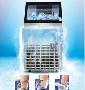 Obchodné 220V mlieko čajovni výrobník ľadu domov visual výrobník ľadu plne automatické veľká-kapacita bezpečné ľadu, takže nástroj