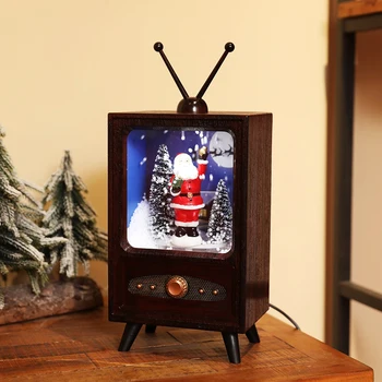 Retro Štýl Domáce Dekorácie Bar Dekor Príslušenstvo Umelecké Remeslá Obnovenie Dávnych Spôsoby, ako Sneh Music TV Vianočné Ozdoby