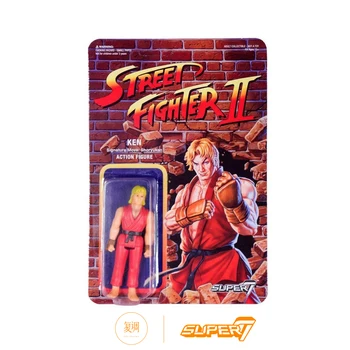 Street Fighteres Ken Shoryuken Vintage Karty a Kĺby Pohyblivé Akcie Obrázok Model Hračky Limited Kolekcia