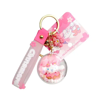 Veľkoobchod skutočné roztomilý Sanrio Hello Kitty Sakura Denník série dievča srdce keychain taška prívesok dievča srdce roztomilý prívesok anime
