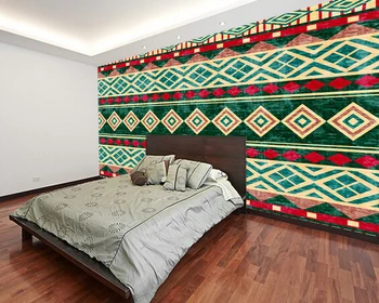 Vlastné retro abstraktných DE parede, Afriky etnických abstraktné geometrie pre obývacej izby, spálne, gauč pozadí dekorácie, tapety