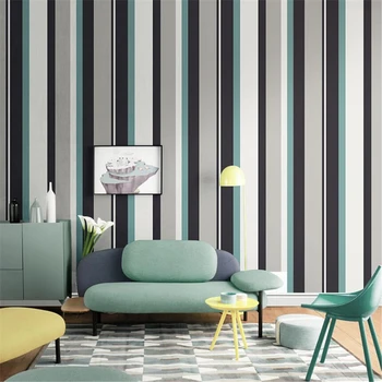 wellyu high-end Nordic štýl moderný minimalistický non-tkané vertikálne pruhy tapety svetlo luxusné spálne, obývacia izba stenu papier