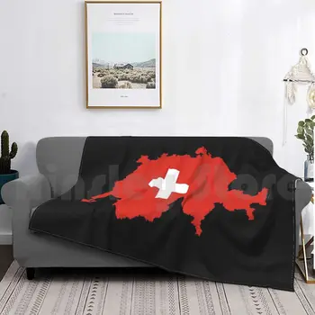 Švajčiarsky Deka Módne Vlastné Vlajky, Mapy Mapu Schweizerische Eidgenossenschaft Swiss Confederazione Svizzera