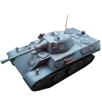 1:35 Nemecko VK1602 Panther ľahký tank Zvierat Socha nádrž Papercraft spálne, Obývacia Izba ručné DIY Geometrický model origami