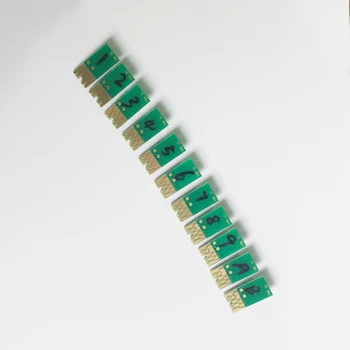11 farieb atramentových zásobníkov resettable čipy Resettable Reset Čipy Pre Epson Stylus 9910 7900 9900 7910 Tlačiareň