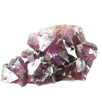 163.3 gNatural fialová octahedral fluorite minerálne vzorky nábytku ozdoby