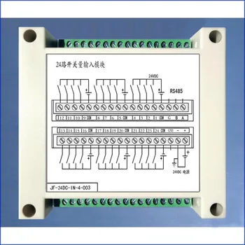 24-way Switch Vstup (fotoelektrické Izolácie) Izolácia 485 MODBUS Protokol Podporuje Spoločné Pozitívne a Spoločných Negatívne