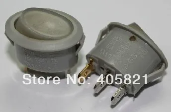 3pins kolískový spínač s lampou vnútri,Bezpečnostný monitorovací spínača/ vypínača napájania/Hračka prepínač