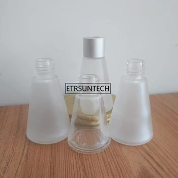 50ML Módne Prenosné Transparentné mliečneho Skla Parfum Fľašu Vyprázdniť Aromaterapia fľaše Pre domáce F1821