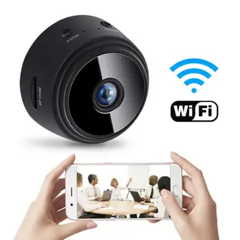 A9 Bezdrôtový Mini Kamera 1080p HD IP Kamera Noc Verzia Hlas, Video Bezpečnostné Kamery Wifi Monitorovanie Fotoaparát Podpora SD Karty