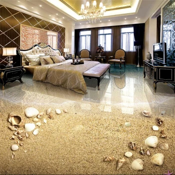 beibehang podlahy, maľovanie nálepky krásna pláž pláž kúpeľňa 3D tapeta nepremokavé opotrebovaniu domáce dekorácie