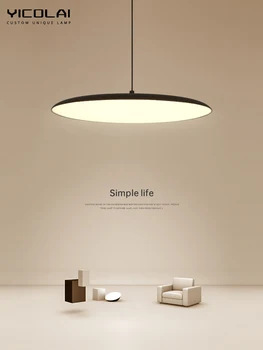 Biele Vnútorné Prívesok Lampy Móda, bytový Nábytok, Dekorácie Svetla Jednoduché Na Obývacia Izba, Spálňa Štúdia Moderné LED S Stmievateľné