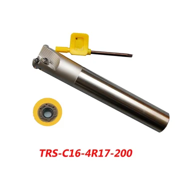 Doprava zadarmo TRS-C16-4R17-200 Indexovaných Tvár Frézovanie Frézy Nástroje Pre RDMT0802MO Karbidu Vložky Vhodné Pre NC/CNC Stroj