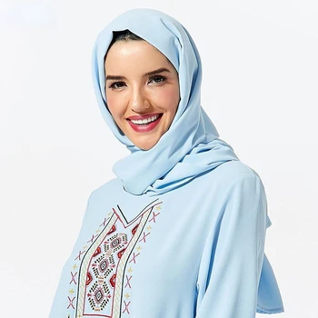 Eid Hidžáb Šatka pre Ženy Khimar Turban Pevné Šatky Jilbab Ramadánu Modlitba Abaya Turbans Kaftane Marocain Hidžáb Femme Musulman