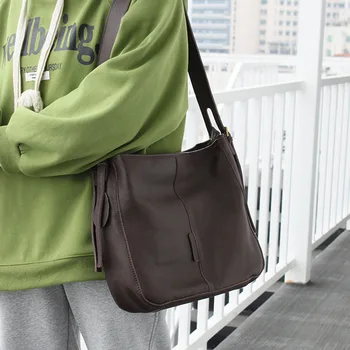 EUMOAN kórejská verzia veľká-kapacita vrecka žien 2021 nový trend módy vedro taška messenger bag v podpazuší taška