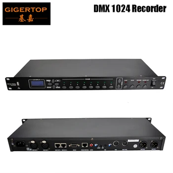 Gigertop TP-D1369 1024 DMX Nahrávač USA/EÚ/AU Napájací Kábel Mikrofónu pickup, AV audio vstup, RJ45 alebo RS232 pripojenie ovládanie