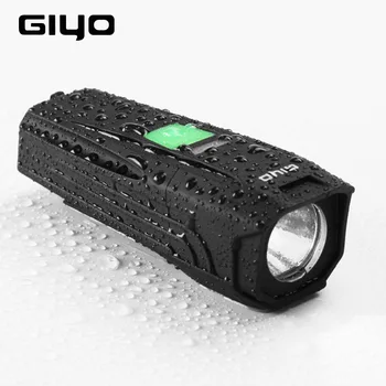 GIYO LR-Y7 450 Lúmenov Vodotesný, Baterka pre MTB Bicykel Cestný Bicykel Predné Svetlo s USB Nabíjanie LED Reflektor