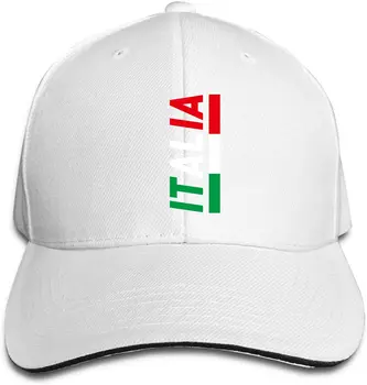 Italia Taliansko Talianskej Vlajky Unisex Dospelých Baseball Kovboj Spp Sandwich Klobúk 100%Bavlna Snapback Čiapky Nastaviteľné Slnko Klobúk Vonkajší Klobúk