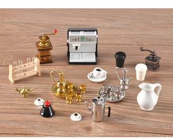 Kaviareň dekorácie, ozdoby retro kávovar brúska model kaviareň dekorácie boutique malé ozdoby, hračky