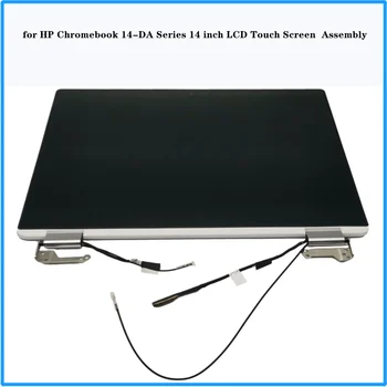 L36904-001 pre HP Chromebook 14-DA Série 14 palcový LCD Displej Dotykový Displej Kompletnú Montáž Hornej Časti FHD 1920x1080